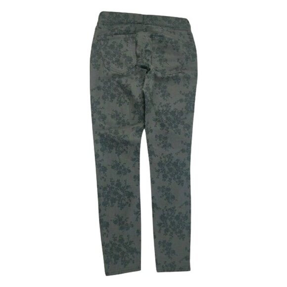 Old Navy Rockstar Jeans Womens Size 4 Skinny Low Rise Gray Floral Print Denim - Picture 3 of 5